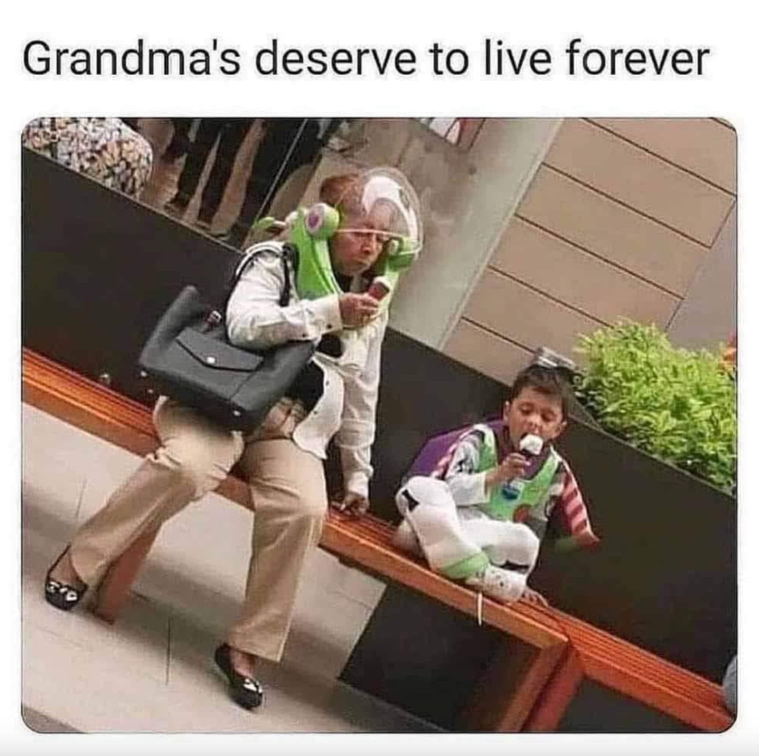 grandma buzz lightyear - Grandma's deserve to live forever